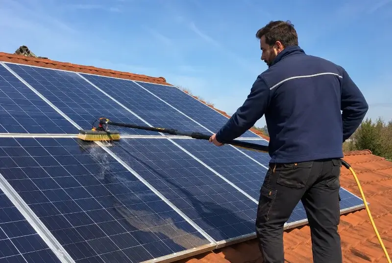 Nettoyage et entretien de panneaux solaires à Villalier